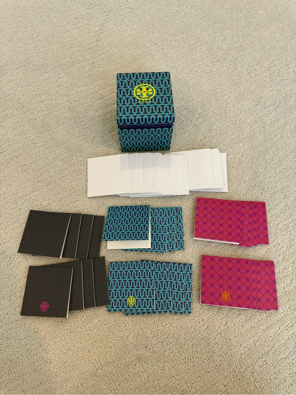 Tory Burch mini note card set of 24 new never used